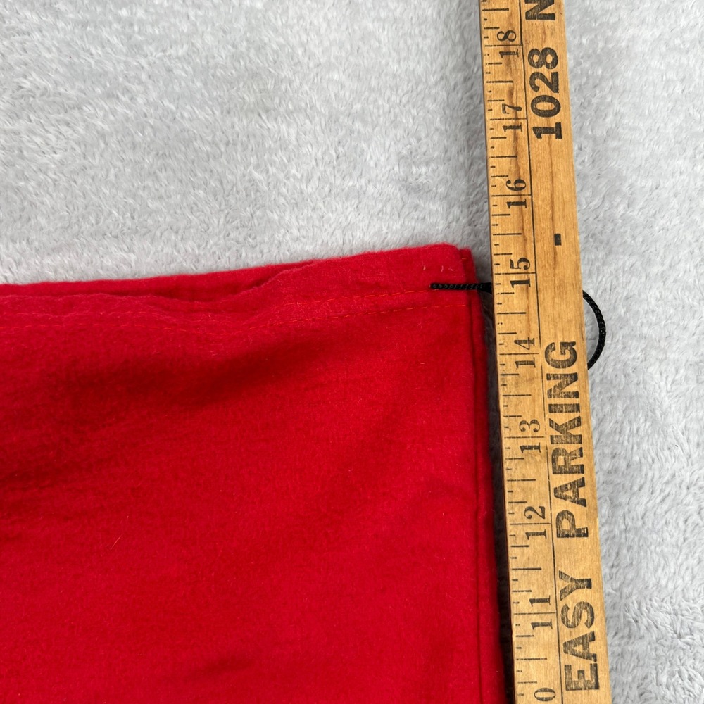 Christian Louboutin Dust Bag Red Flannel Purse Handbag Storage Sleeper 11x15in - Picture 3 of 9